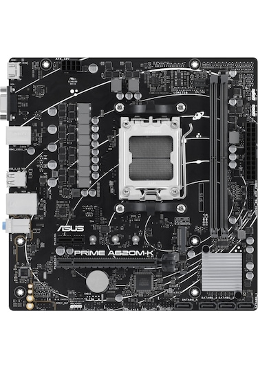 Asus Prime A620M-K AMD A620 6400 MHz (OC) DDR5 Soket AM5 mATX Anakart