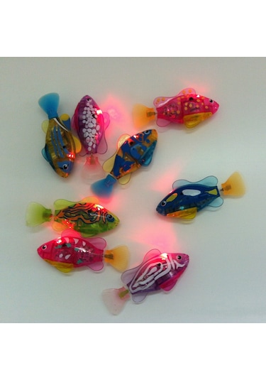 Youmex Yüzebilen Işıklı Elektrikli Akvaryum Balığı - Ev Kullanıma Uygun, Kolay Kullanımlı, Dayanıklı Materyalden Yapılmış Oyuncağı