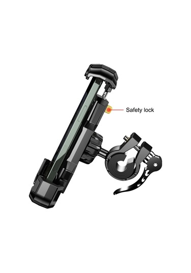 Cbtx Fl-201 Motosiklet Telefon Montajlı Bisiklet Telefon Tutucu  4.7 ''- 6.9''  - Siyah