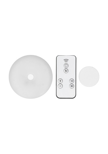 Shineyee Abs Kasa 3w 18 Led 360 Yumuşak Işık, Uyumunu Bozmayan, Kolay Kurulum, Yatak Odası, Mutfak, Dolap Için Kablosuz Led Gece Lambası Pil Dahil Değil Diğer