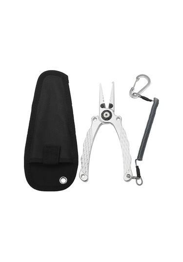 Hafif Alüminyum Balıkçı Pens Seti - Kayışlı Ve Taşıma Çantalı