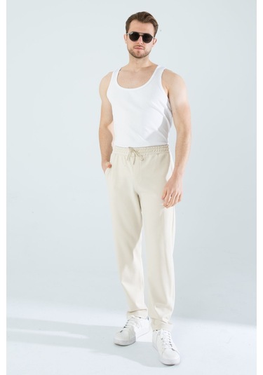 Yxc Trend Maker Erkek Düz Paça Normal Kesim Pantolon Krem