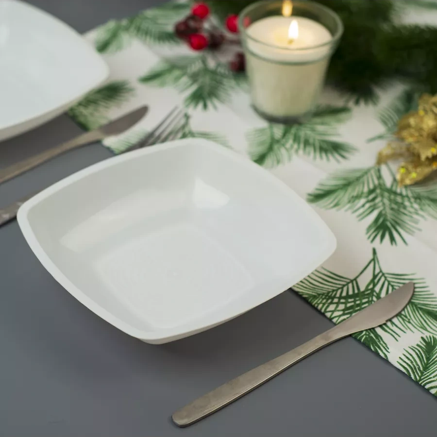 Klık-pıknık Tabaklar 12 Adet Dip Tabak Tek Kullanımlık / Çok Kullanımlık 800 Ml. 200033319 Diğer