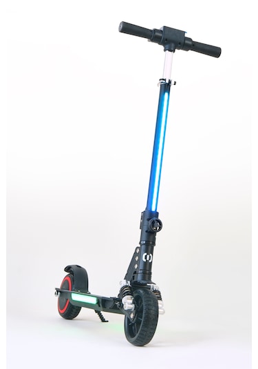 Elektrikli Çocuk Scooter 130w 3 Kademe Hız Ayarlanabilir Gidon Uzun Menzil Koruma Seti Hediye Siyah
