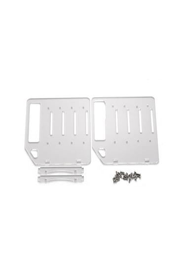 Yaozixa Akrilik Sabit Disk Rafı 4-10 Konumlu, Soğutma Ve Sabitlik Artırıcı, Hızlı Kurulum, Özelleştirilebilir Dıy