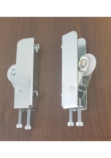 Tekdekoryapı Sürgülü Ray Dolap Aleminyum Kapak Teker 1Takım [Erkek]