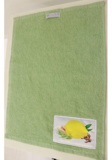 30x40 Limon Nakışlı Bukle Mutfak Havlusu 001