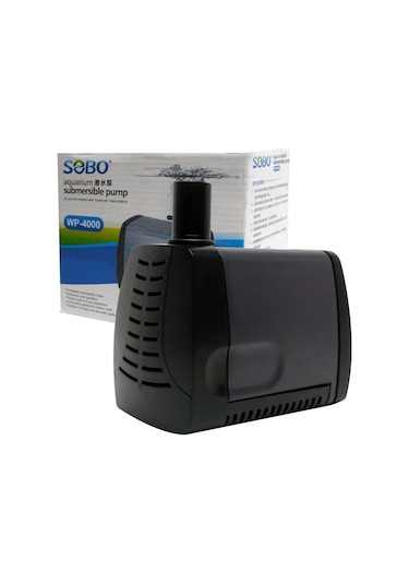 Sobo Akvaryum Sump (Kafa) Motoru Wp-4000 40W. 2000Lt/Saat