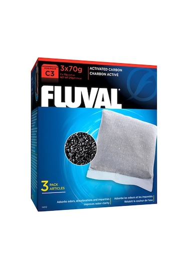 Fluval C3 Filtre Karbonu 3x70 Gr