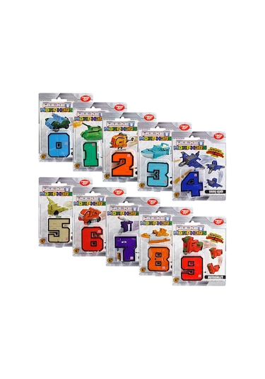 Pocket Morphers Dönüşebilen Numaralar 10'lu - Set