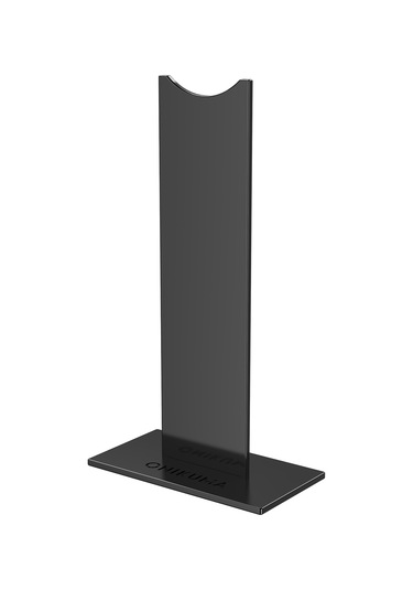 Kosona Onıkuma Abs Materyal Kullanılarak Yapılmış, Bölünür Bilgisayar Kulaklık Tutucu, Siyah Renkli Gösterim Rafı