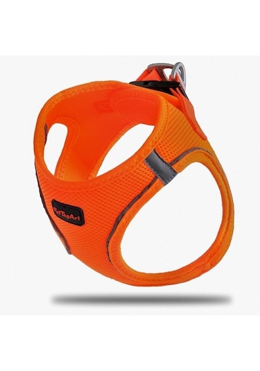 Pettagart Airmesh Neon Turuncu Göğüs Tasması