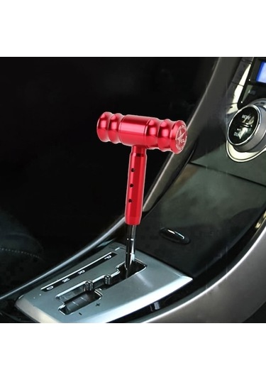 Wondernest Vites T-şekilli Topuzu Sones Konu Kırmızı Kafası Evrensel Dişli Araba Xg Kırmızı