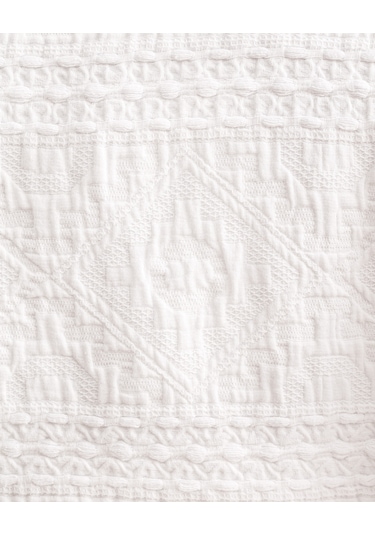 Madame Coco Ethnique King Kişilik Yatak Örtüsü 8682116984003 Beyaz