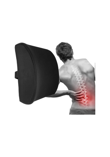 Deva Medikal Ortopedik Sırt Minderi Bel Destek Yastığı Visco Araç Ofis Yastık