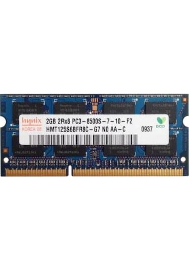 Hynix HMT125S6BFR8C-G7 2 GB DDR3 1066 MHz Ram