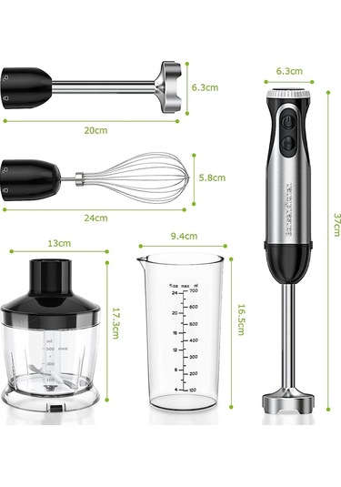 Tcherchi Elektrikli 4 in 1 1000 W El Mikser