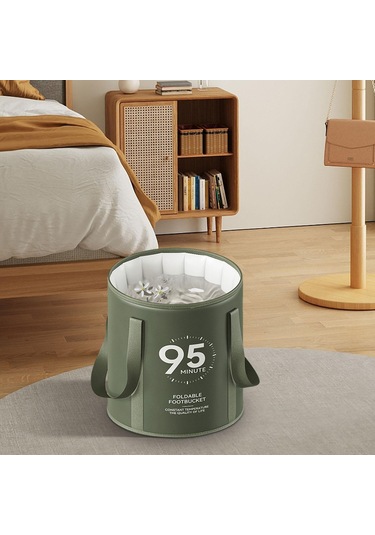 Dolıty Katlanabilir Ayak Havzası Islatma Spa Kovası Yeşil