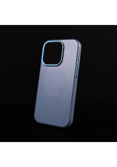 Apple Uyumlu iPhone 13 Pro Deri Magsafe Kılıf