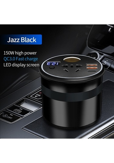 Dancemonkey Araba Güç İnvertörü 150w Qc3.0 Hızlı Şarj 12v