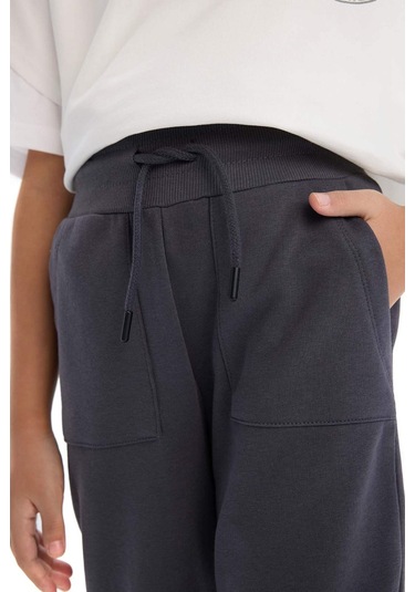 DeFacto Kız Çocuk Esnek Belli Jogger Eşofman Altı D9623A825SPAR15 Antrasit DeFacto Kız Çocuk Esnek Belli Jogger Eşofman Altı D9623A825SPAR15 Antrasit