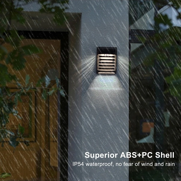 Tongxida Güneş Enerjili Duvar Işığı, Ip54 Su Geçirmez, Bahçe Çit Işıkları