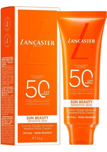 Lancaster Sun Beauty Sensitive Skin Mineral Face Cream Spf50 50 Ml Güneş Kremi
