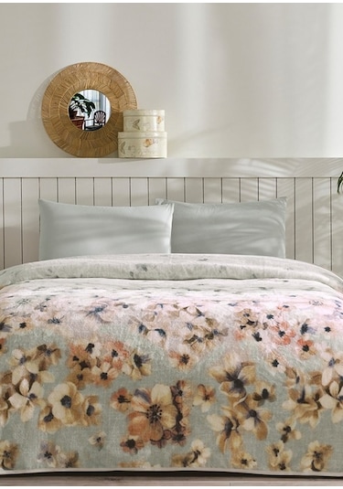 Özdilek Prime Çift Kişilik Battaniye 200x240 -flor Sarı Yeni Sarı
