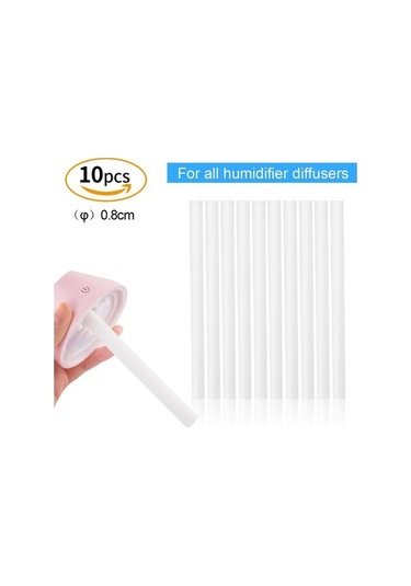 Trendooze Yedek Usb Taşınabilir Pamuk Paket Nemlendirici Mini Hava Filtre Çubukları Çubuklar Bardak 10 İc