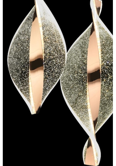 İstanbul Avize Mars 3'lü Gold Kumandalı 3 Renk Led Lüx Modern Ledli Avize