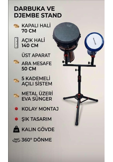 Darbuka Djembe Standı