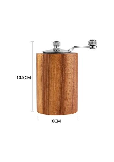 Ahşap El Değirmeni Öğütücü Ahşap Baharat Tuz Öğütücü Değirmen