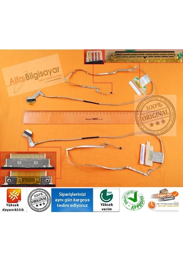 Alfabilgisayar Lenovo Uyumlu G500, G505, G510 Data Kablo Lcd Lvds Flex Cable Sıfır