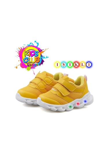 Cool Caty Işıklı Sneaker Bebek Spor Ayakkabı Sarı