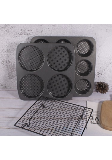 Yuntech01 4 İnç Altın Kaplama Hamurger Kek Kalıbı, Pişirme Aleti, Anti-yapışkan, Çok Amaçlı, Hamburger-pasta Poğaça İçin, Profesyonel Mutfak Gereci