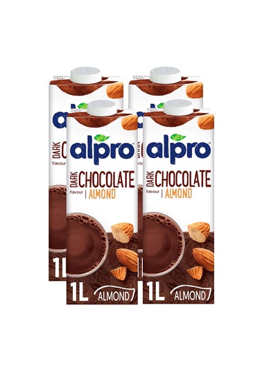 Alpro Bitter Çikolata Badem İçeceği 4 x 1 L
