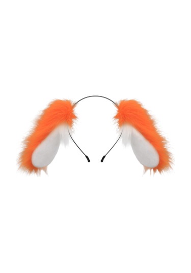 Suntek Köpek Kulakları Kafa Bandı Cosplay Malzemesi Turuncu
