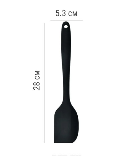 Genaro Home Silikon Spatula 438046614 Siyah