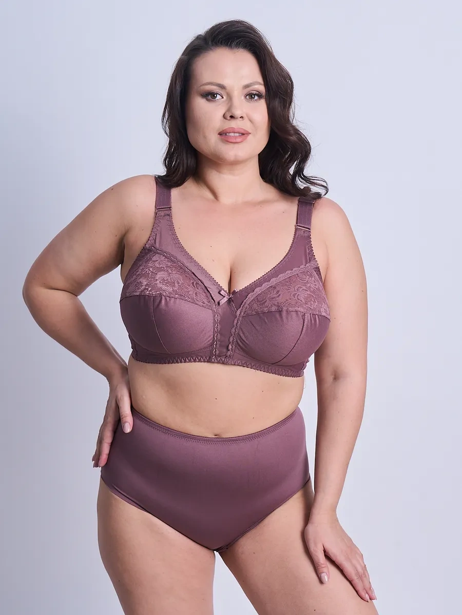 Lavandına Büyük Beden Kadınlar İçin Korsesiz Sütyen 413994272 Kahve