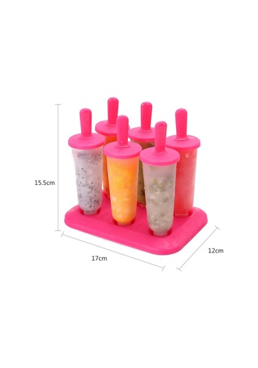 Yaz Diy Yaratıcı Buz Yapımı Kutusu Popsicle Dondurma Kalıbı Red , Size:popsicle Yeşil