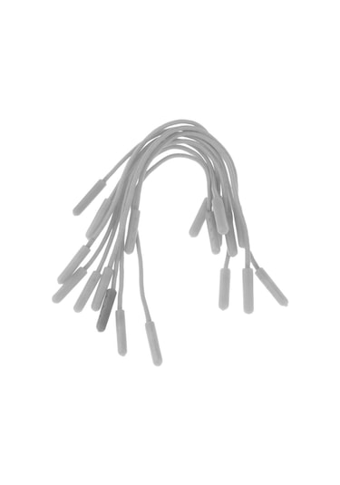 Homyl 10 Parça Fermuar Çekme Etiketleri Kordon Uzatma Gri Gri