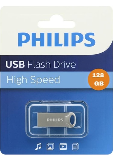 Philips 2.0 128gb Tek Port Usb Flash Bellek Fm21ua128b/93-a