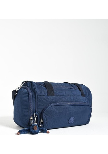 Unisex Kabin Boy Çapraz Askılı Omuz Çantası Seyehat Spor Çantası Hafif Klinkır Kumaş 40 25 Cm Lacivert