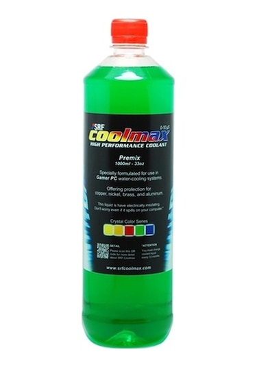 Srf Coolmax Bilgisayar Soğutma Sıvısı 1000ML Kristal Yeşil