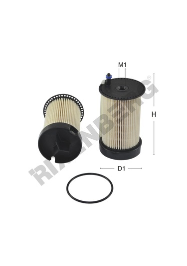 Vw Tıguan 2.0tdı 2007 Ve Üstü Yakıt Filtre Rxf2645 3c0127434a E805kp D526