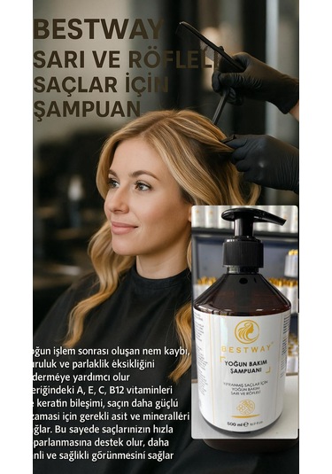 Bestway Sarı Ve Röfleli Saçlar İçin Yoğun Bakım Şampuanı