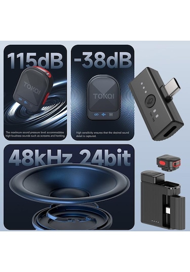 Hadron H01 Lightning Ve Type-c Kablosuz Çiftli Yaka Mikrofon Seti