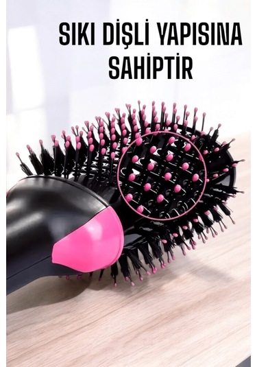 Fön Tarak Elektriklenmeyi Önleyen Ve Parlaklık Veren Saç Şekillendirici