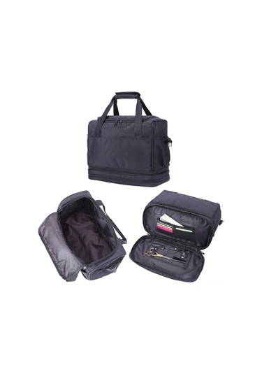 Yifomall Geniş Kapasiteli Çok Amaçlı Çanta - Seyahat, Saç Bakımı, Güzellik Ve Makyaj İçin Moda Aksesuarı, Omuz Askısı Ve Çıkarılabilir Taban İle