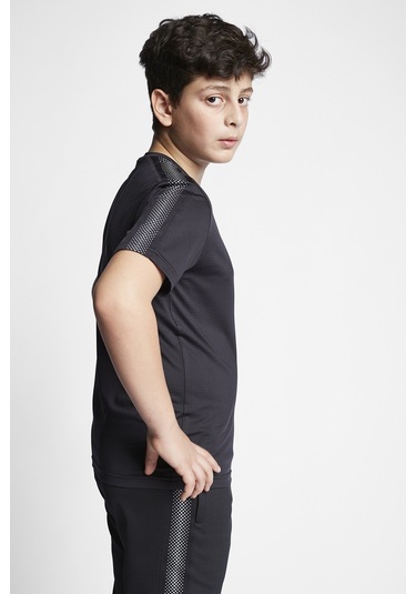 Lescon Siyah Çocuk Kısa Kollu T-Shirt 23B-3135 Siyah